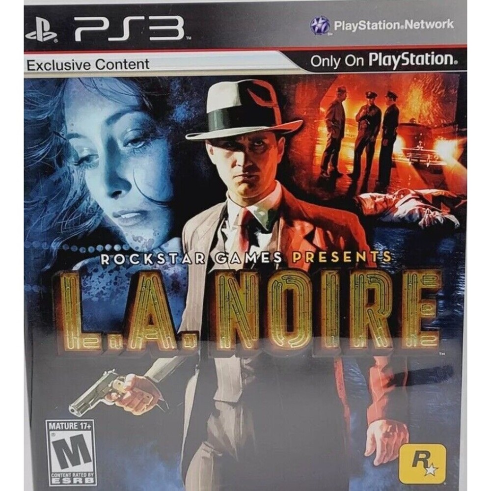 L.A. Noire For Sony Playstation 3 With Case PS3 Rockstar Games